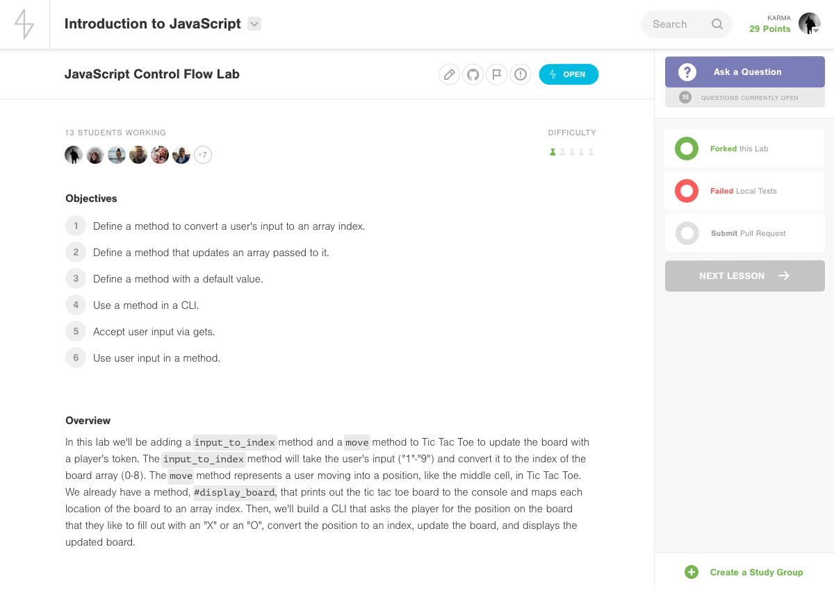 Test Driven Learning